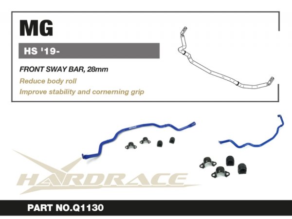 Hardrace Front Sway Bar 28 mm - 19+ MG HS