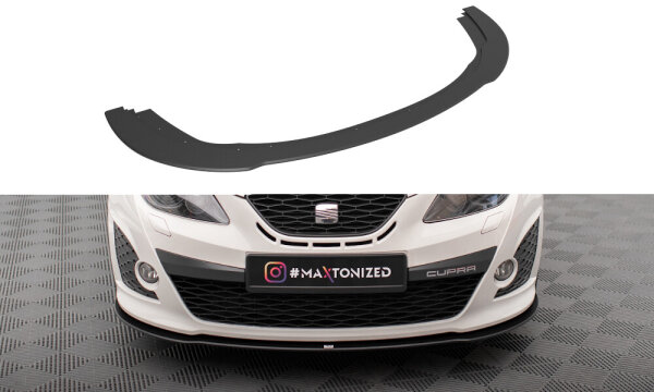 Maxton Design Street Pro Front extension black - 08-12 Seat Ibiza Sport Coupe MK4