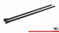 Maxton Design Seitenschweller Ansatz schwarz Hochglanz - 13-16 Renault Megane GT Line Grandtour MK3 Facelift