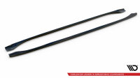 Maxton Design Side Skirt extensions black gloss - 16-20 Chrysler Pacifica MK2