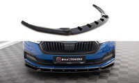 Maxton Design Front extension V.1 black - 19+ Skoda...