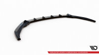 Maxton Design Front extension V.1 black - 19+ Skoda Octavia Sportline MK4