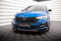 Maxton Design Frontansatz V.2 schwarz Hochglanz - 19+ Skoda Octavia Sportline MK4