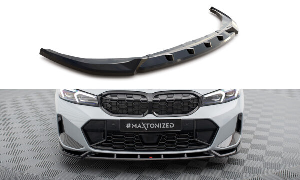 Maxton Design Front extension V.1 black gloss - 22+ BMW 3 Series G20/G21 Facelift M340i/M-Package