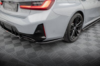 Maxton Design Heckansatz Flaps Diffusor schwarz Hochglanz - 22+ BMW 3er Serie G20/G21 Facelift M340i