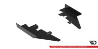 Maxton Design Hintere Seiten Flaps schwarz Hochglanz - 07-10 Audi RS6 C6 Avant