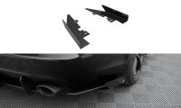 Maxton Design Rear side Flaps black gloss - 07-10 Audi...