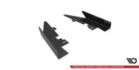 Maxton Design Rear side Flaps black gloss - 07-10 Audi RS6 C6 Avant