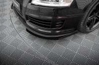 Maxton Design Front Flaps black gloss - 07-10 Audi RS6 C6...