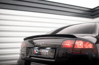 Maxton Design Attachment Rear Spoiler Cap black gloss - 04-08 Audi A4 B7 Limousine S-Line