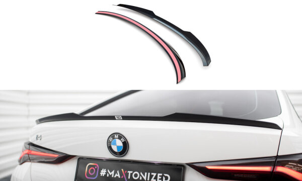 Maxton Design Aufsatz Heckspoiler Abrisskante schwarz Hochglanz - 21+ BMW i4 G26 M-Paket