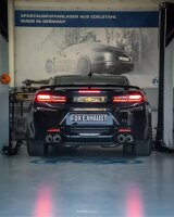 FOX Endschalldämpfer mit 2 Abgasklappen schwarz 2x100 Typ 25 - 18+ Chevrolet Camaro A1XC