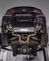 FOX Final Silencer with 2 exhaust flaps black 2x100 Typ...