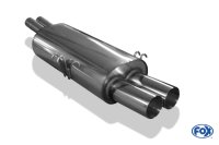 FOX final silencer - 2x76 Typ 10 - BMW E32...