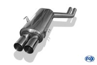 FOX final silencer - 2x76 Typ 10 - BMW E32...