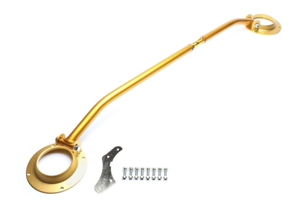 TA Technix Front Upper Strut Bar Aluminium gold - 88-02 Seat Toledo 1L / 88-02 VW Golf 3 (1E/1HXO/1H) / 88-02 VW Passat 35I / 88-02 VW Vento 1HXO/1H (w/o 16V / VR6)