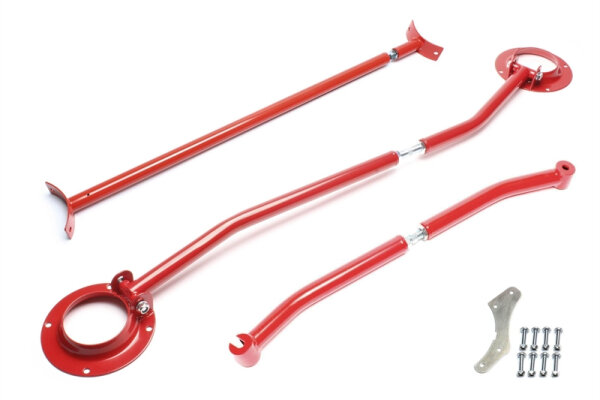 TA Technix Bar Kit Steel red - VW Corrado 53I / VW Golf 2 19E / VW Jetta 2 19E (w/o 16V / VR6)