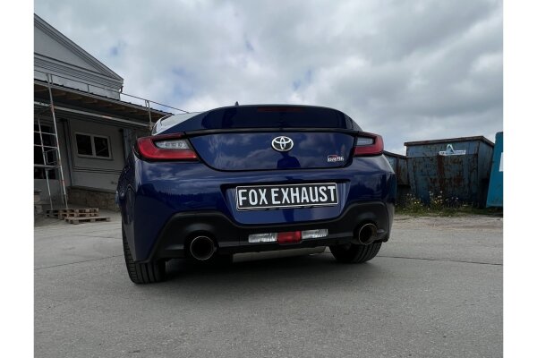 FOX Final Silencer with colored edge 1x114 Typ 25 - 22+ Toyota GR86