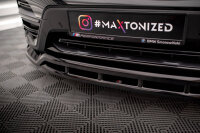 Maxton Design Front extension black gloss - 17-21 BMW X3 G01