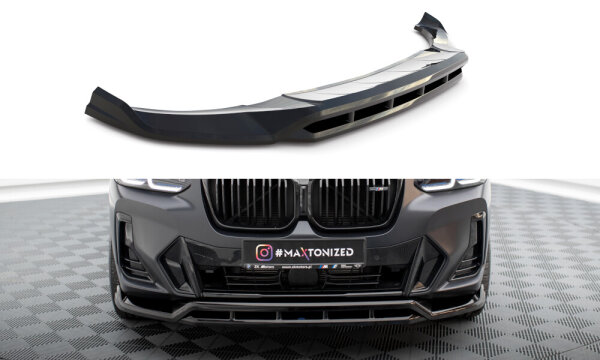 Maxton Design Frontansatz schwarz Hochglanz - 21+ BMW X3 G01 Facelift M-Paket