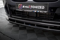 Maxton Design Front extension black gloss - 21+ BMW X3 G01 Facelift M-Package