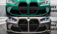 Maxton Design Front Grill Carbon (Version with Radar)- 21+ BMW 3 Series G80/G81 M3 / 21+ BMW 4 Series G82 M4