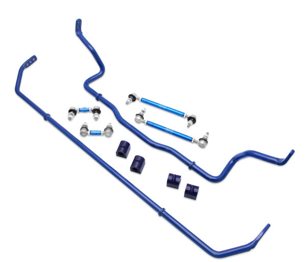 SuperPro Stabilisator Heavy Duty Set 24/22 mm + Koppelstangen verstellbar - 15+ Ford Focus MK3 RS AWD