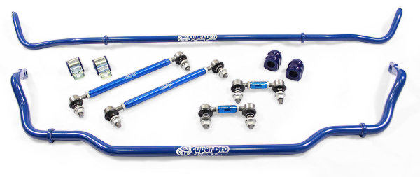 SuperPro Stabilisator Heavy Duty Set 24/20 mm + Koppelstangen verstellbar - 17+ Kia Stinger CK