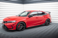 Maxton Design Street Pro Side skirts extension extension red - 23+ Honda Civic Type-R FL5