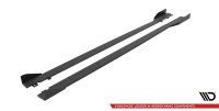 Maxton Design Street Pro Side skirts extension extension black + Flaps - 23+ Honda Civic Type-R FL5