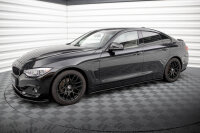 Maxton Design Street Pro Side skirts extension black - 14-17 BMW 4 Series F36 Grand Coupe