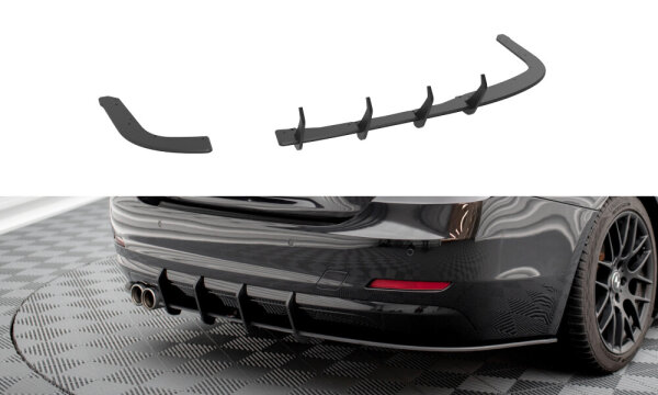 Maxton Design Street Pro Rear Bumper black - 14-17 BMW 4 Series F36 Gran Coupe