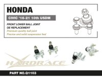 Hardrace Front Lower Ball Joint (M14) - 18+ Honda Accord...