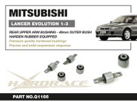 Hardrace Buchsen Querlenker hinten oben (Hartgummi) - Mitsubishi Lancer Evo I/II/III