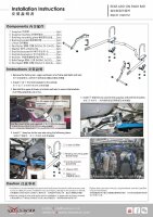 Hardrace Stabilisator hinten 25.4 mm - 08+ Toyota Townace / Liteace S400 (Van Modelle)