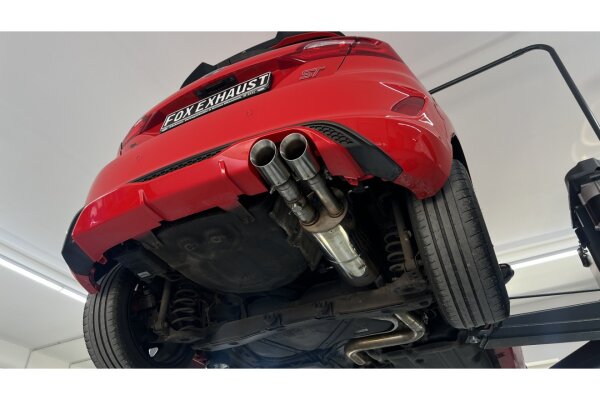 FOX System incl. exhaust flap from OPF - 2x90 mm Typ 25 - 19+ Ford Fiesta VIII JHH