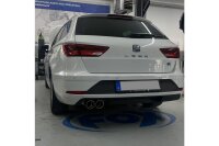 FOX Endschalldämpfer - 2x90mm Typ 25 - Seat Leon 5F ST (Starrachse)