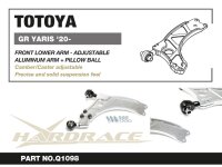 Hardrace Front Lower Control Arm (CNC Aluminium + Pillow Ball) - 20+ Toyota Yaris GR GXPA16/MXPA12