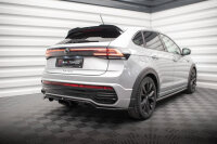 Maxton Design Middle diffuser rear extension DTM Look black gloss - 21+ VW Taigo R-Line MK1