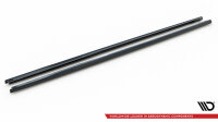 Maxton Design Side Skirt extensions black gloss - 21+ VW Multivan T7