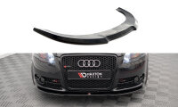 Maxton Design Front extension black gloss - 04-08 Audi A4...