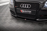 Maxton Design Front extension black gloss - 04-08 Audi A4 S-Line B7