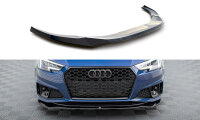 Maxton Design Front extension V.2 black gloss - 19+ Audi...