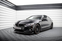 Maxton Design Cup Spoilerlippe V.1 schwarz Hochglanz - 14-17 BMW 4 F36 Gran Coupe