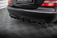 Maxton Design Rear extension Diffusor black gloss - 02-05 Mercedes CLK W209