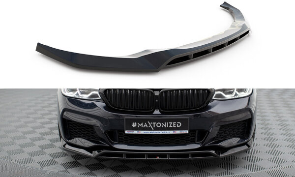 Maxton Design Cup Spoilerlippe schwarz Hochglanz - 17-20 BMW 6er Serie G32 GT M-Paket