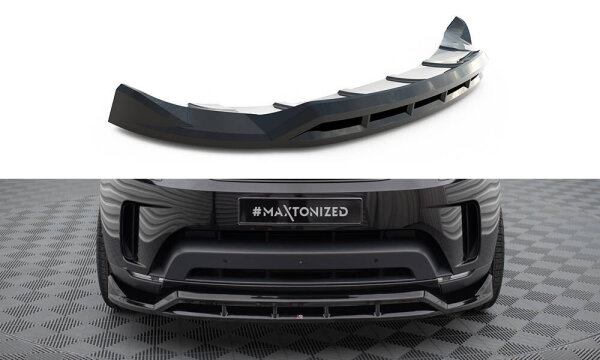 Maxton Design Cup Front Lip black gloss - 17+ Land Rover Discovery HSE MK3