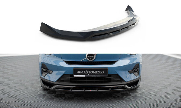 Maxton Design Cup Front Lip black gloss - 21+ Volvo C40 MK1