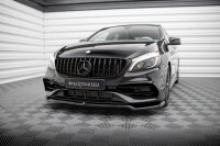 Maxton Design Cup Spoilerlippe V.1 schwarz Hochglanz - 15-18 Mercedes A W176 AMG-Line Facelift