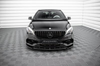 Maxton Design Cup Front Lip V.2 black gloss - 15-18 Mercedes A W176 AMG-Line Facelift